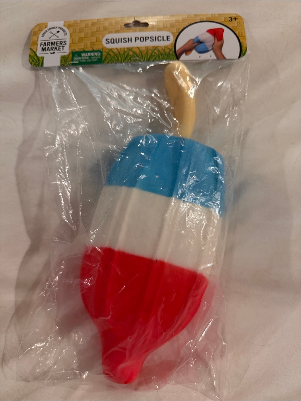 Rare!! Bomb pop squishy!!  - Red White Blue